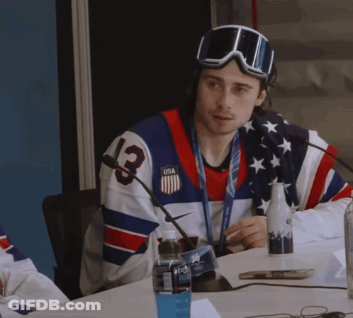 Man In Jersey Number 13 Sitting GIF