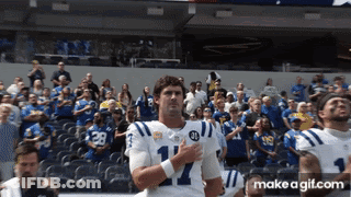 Man In Jersey Number 17 GIF