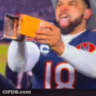 Man In Jersey Number 19 GIF