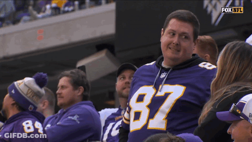 Man In Jersey Number 87 GIF