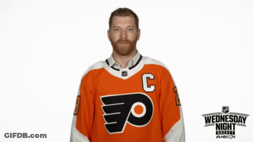 Man In Jersey With Letter C GIF