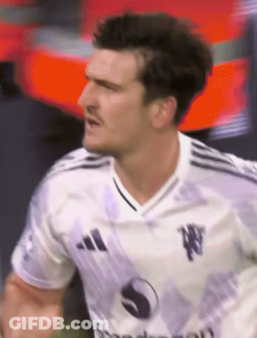 Man In Jersey With Letter W GIF