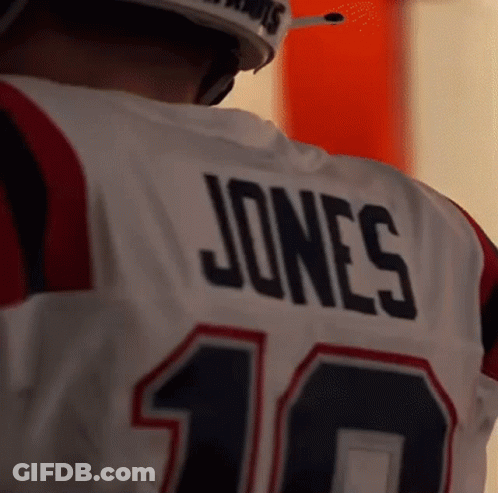 Man In Jersey With Name Jones GIF
