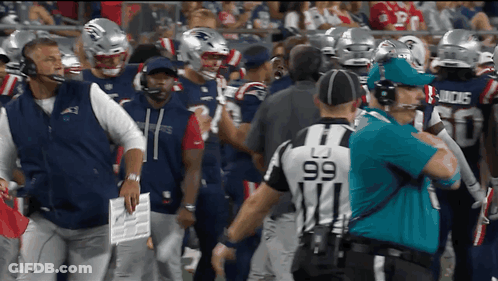 Man In Jersey With Number 99 GIF
