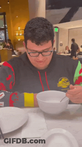 Man In Jurassic Park Sweater GIF