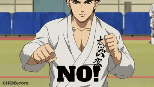 Man In Karate Uniform With No Shirt GIF