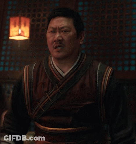 Man In Kimono Sitting Next To Woman Says You Just Ruined It GIF