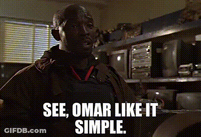 Man In Kitchen Saying See Omar Like It Simple GIF