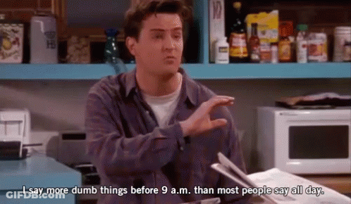 Man In Kitchen Talking About Dumb Things GIF