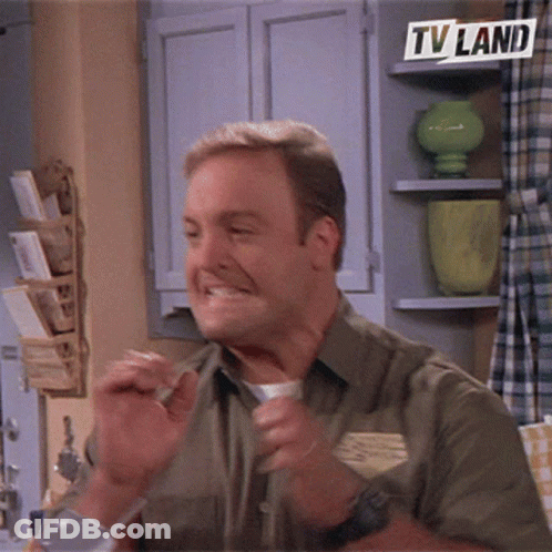 Man In Kitchen With TV Land Sign GIF