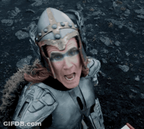 Man In Knight Armor With Helmet GIF
