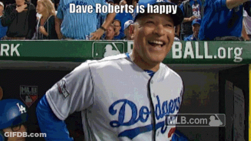 Man In LA Hat Pointing At Camera GIF