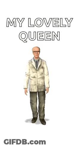 Man In Lab Coat Dancing My Lovely Queen GIF