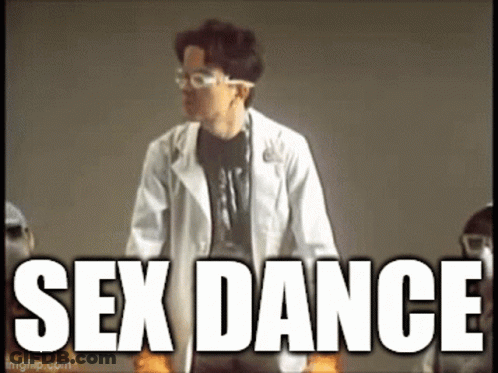Man In Lab Coat Dancing Sex Dance GIF