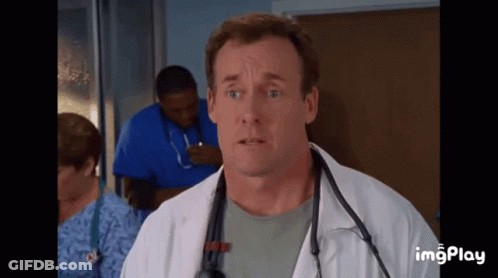 Man In Lab Coat Surprised GIF