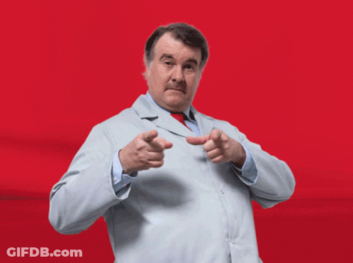Man In Lab Coat Thumbs Up Saying Love It GIF