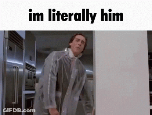 Man In Lab Coat With Im Literally Him GIF