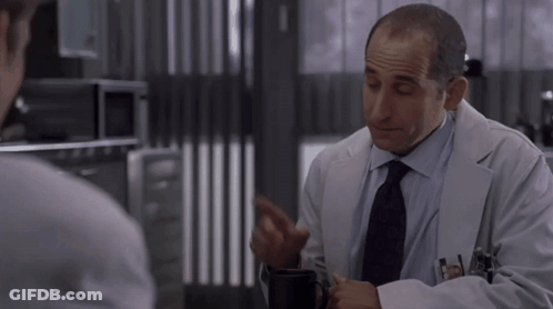 Man In Lab Coat With Smith Name Tag GIF