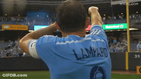 Man In Lampard Jersey Holding His Head GIF