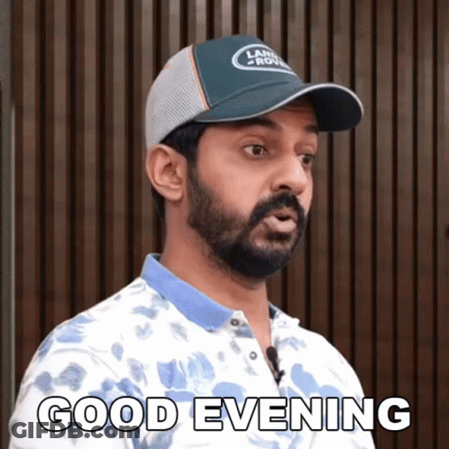 Man In Land Rover Hat Says Good Evening GIF