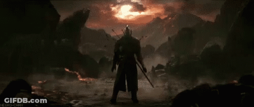 Man In Landscape Negro-Chan GIF
