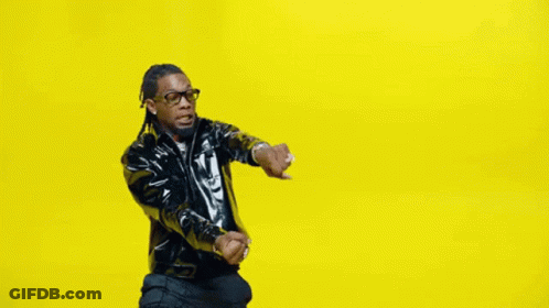 Man In Leather Jacket Dancing GIF