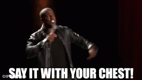 Man In Leather Jacket Holding Microphone GIF