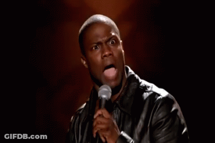 Man In Leather Jacket Making Funny Face At Microphone GIF