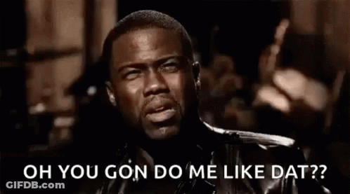 Man In Leather Jacket Making Funny Face Saying Oh You Gon Do Me Like Dat GIF