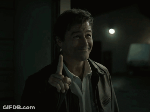 Man In Leather Jacket Making Middle Finger Gesture GIF