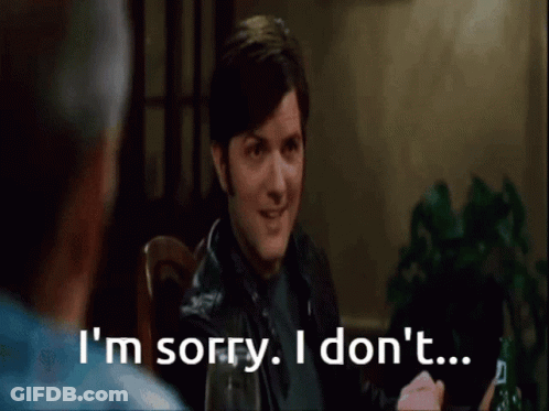 Man In Leather Jacket Saying Sorry GIF