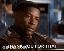 Man In Leather Jacket Saying Thank You For That GIF