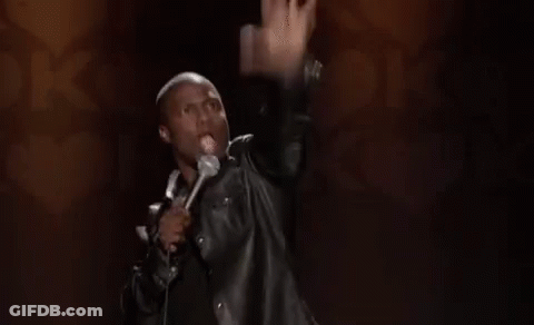 Man In Leather Jacket Singing GIF