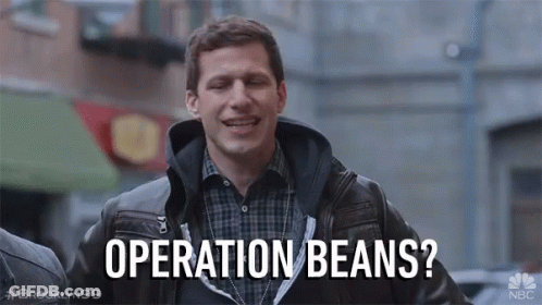 Man In Leather Jacket Smiling Operation Beans GIF