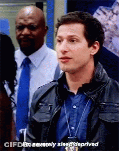 Man In Leather Jacket Talking About Severe Sleep Deprivation GIF