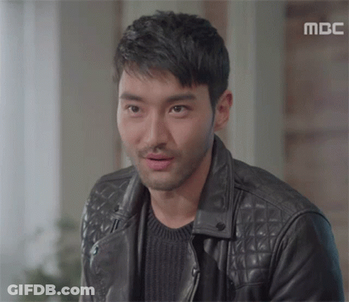 Man In Leather Jacket With MBC GIF