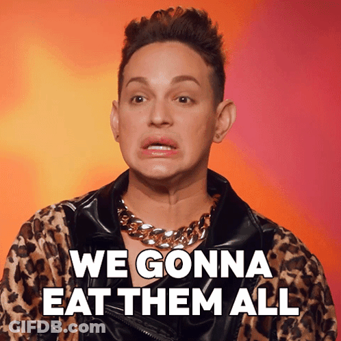 Man In Leopard Jacket Saying We Gonna Eat Them All GIF