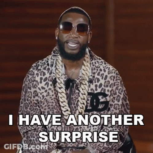 Man In Leopard Print Jacket Says Surprise GIF