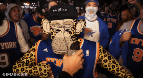 Man In Leopard Print New York Jersey Interviewed GIF