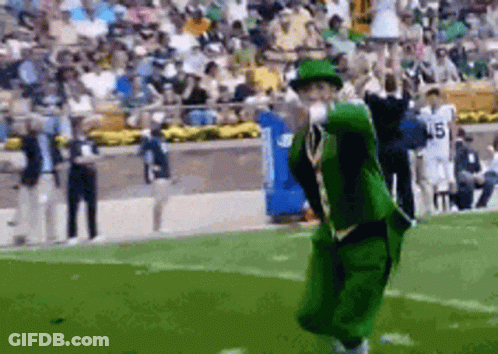 Man In Leprechaun Costume Dancing GIF