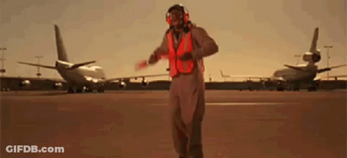Man In Life Vest Walking GIF