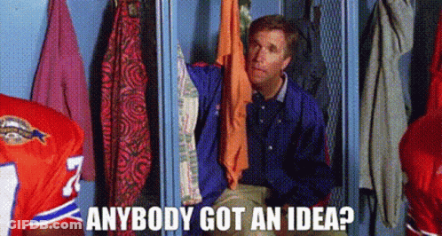 Man In Locker Room Holding Towel Asking For Ideas GIF
