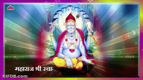 Man In Lotus Position Maharaj Shri Swa GIF