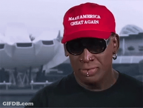 Man In Make America Great Again Hat GIF