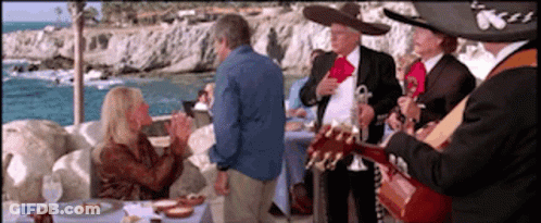 Man In Mariachi Outfit Playing Guitar GIF