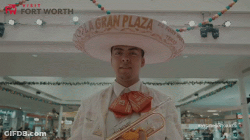 Man In Mariachi Outfit Playing Violin GIF