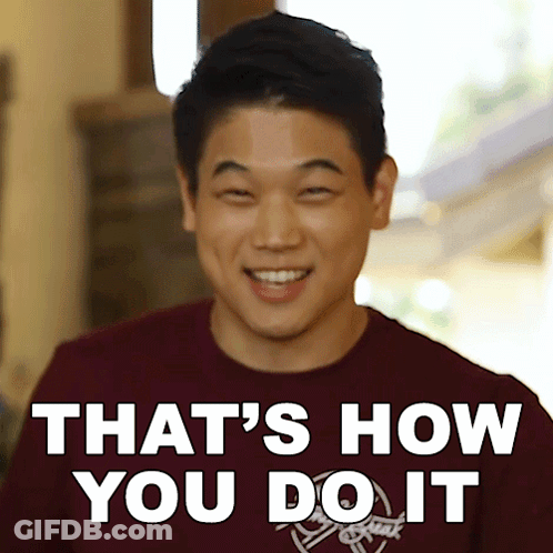 Man In Maroon Shirt Smiling GIF