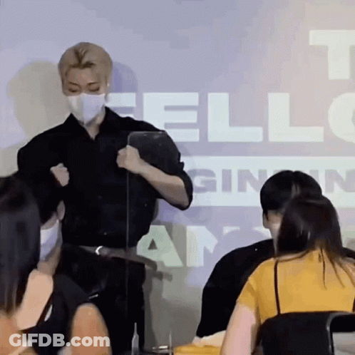 Man In Mask By Hello Sign GIF