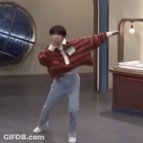 Man In Mask Dancing GIF