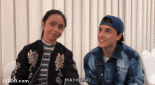 Man In Mayvrado Hat Sitting With Woman GIF